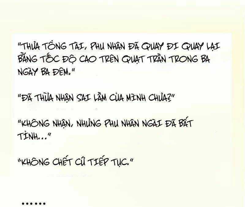 Tổng Tài Phu Nhân Không Muốn Giải Cứu Thế Giới Chapter 0 trang 10