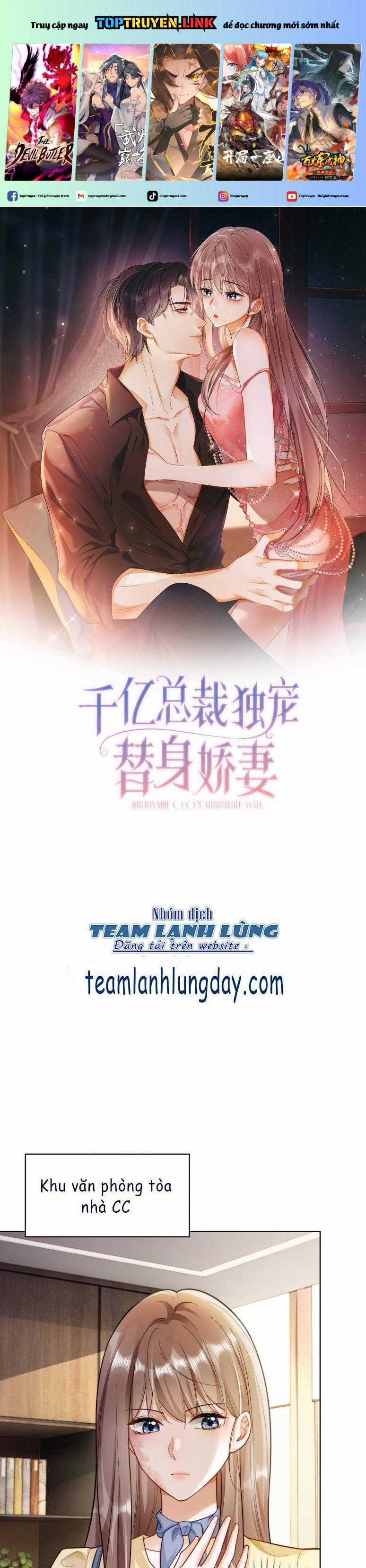 Tổng Tài Tỷ Phú Chỉ Sủng Cô Vợ Thế Thân Chapter 51 trang 1