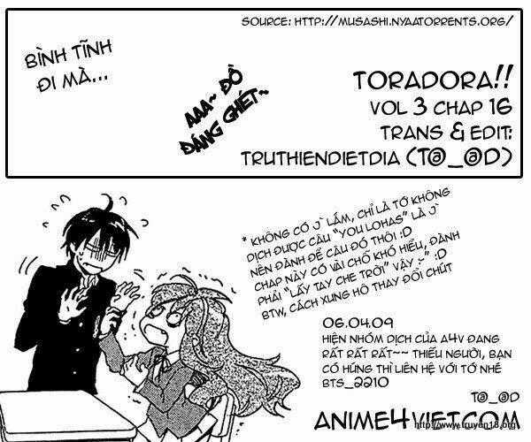 Toradora! Chapter 16 trang 14