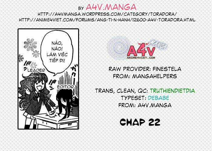 Toradora! Chapter 22 trang 0