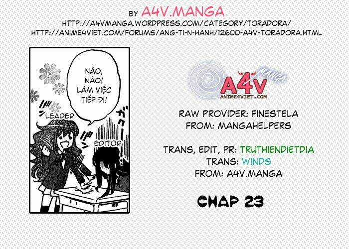 Toradora! Chapter 23 trang 0