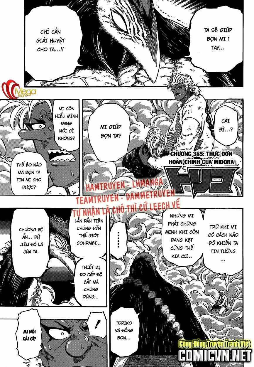 Toriko - Thợ Săn Ẩm Thực Chapter 385 trang 0
