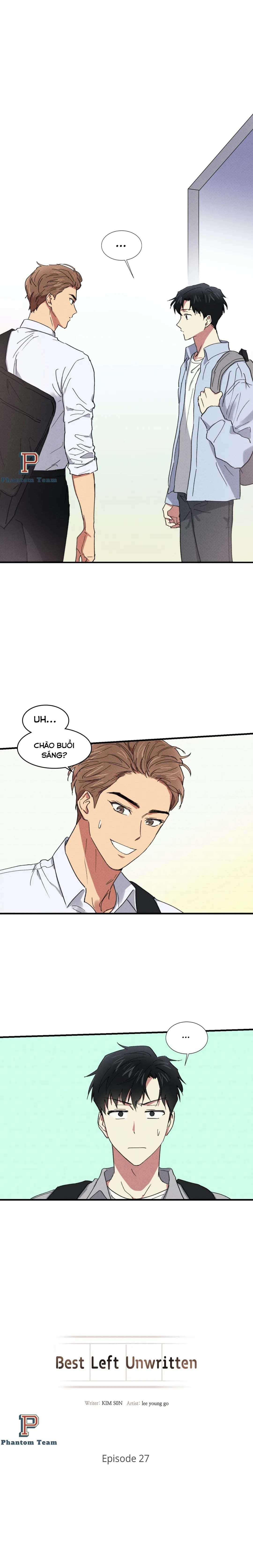 Tốt nhất là đừng viết gì cả Chapter 27 trang 0