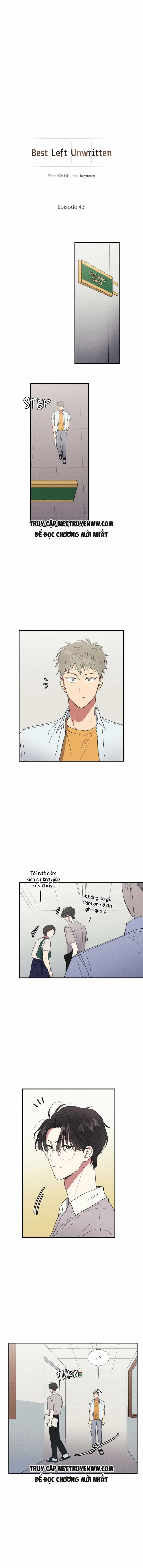 Tốt nhất là đừng viết gì cả Chapter 43 trang 3
