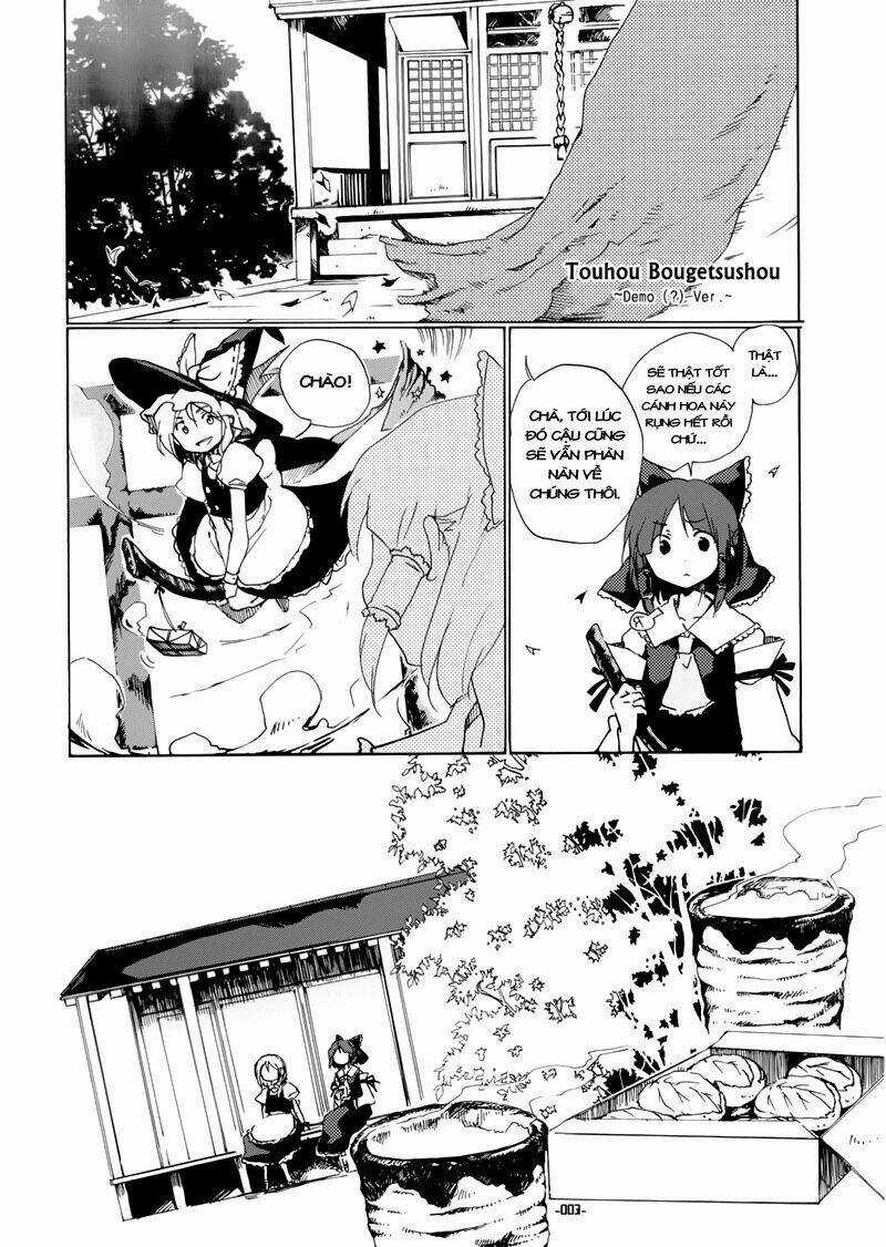 Touhou Bougetsushou: Silent Sinner In Blue Chapter 0 trang 3