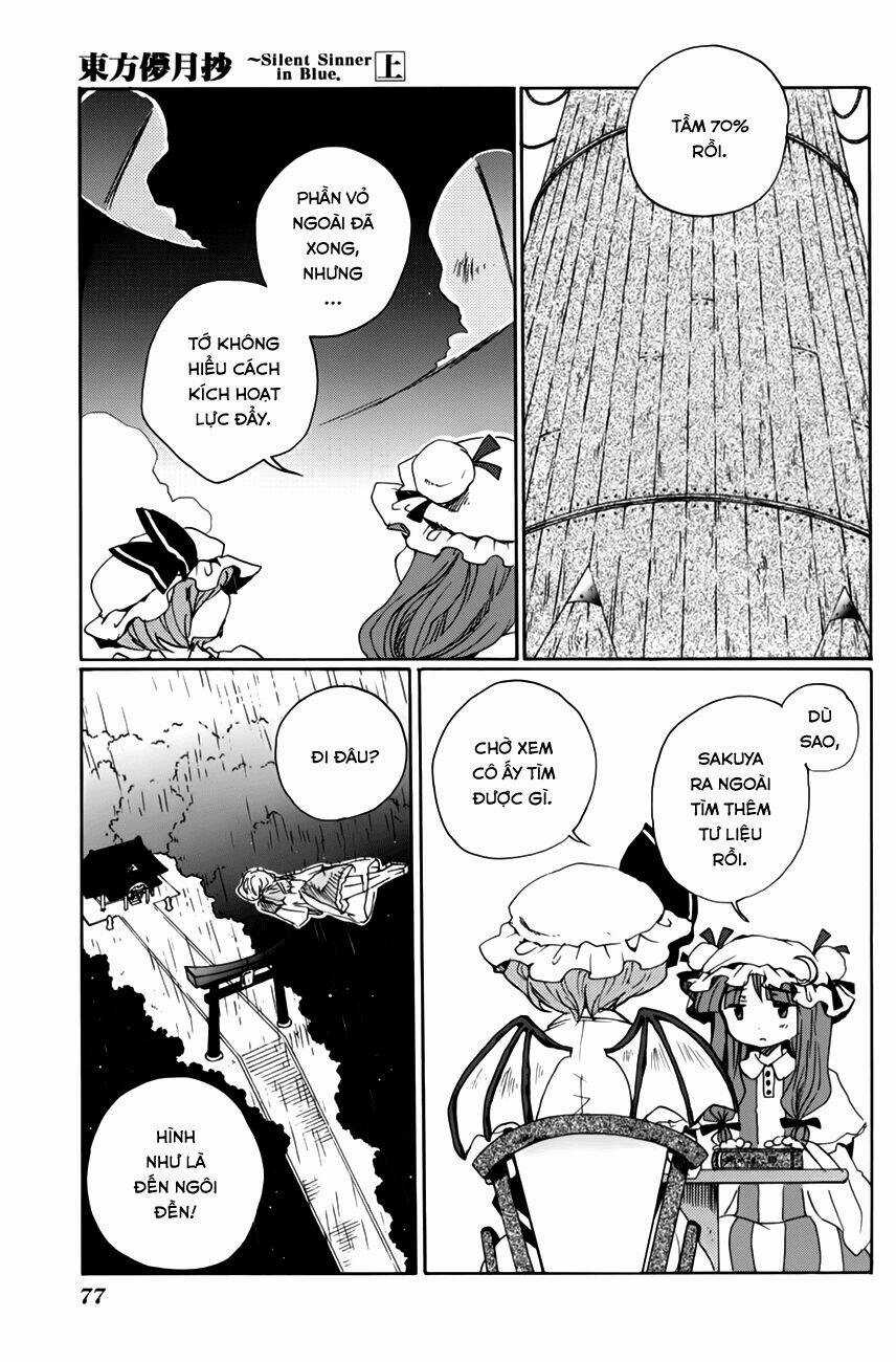Touhou Bougetsushou: Silent Sinner In Blue Chapter 4 trang 9