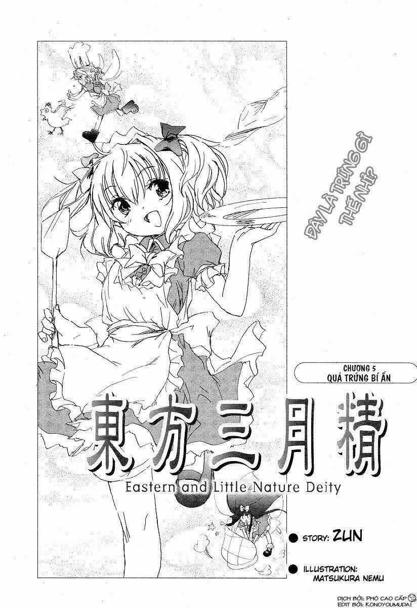 Touhou Sangetsusei~ East And Little Nature Deity Chapter 5 trang 1
