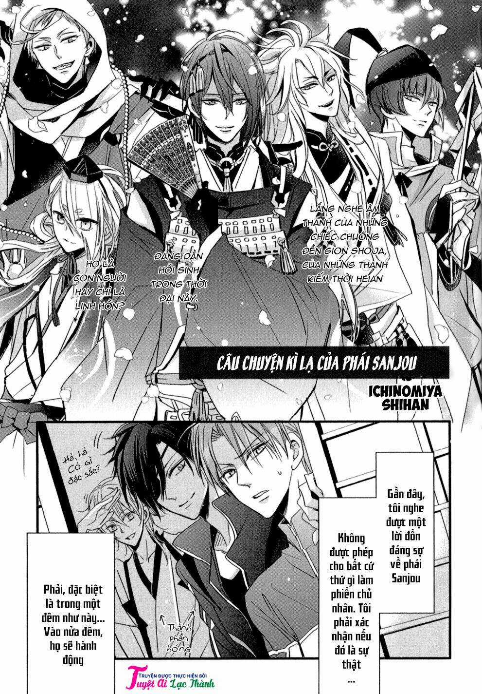 Touken Ranbu Anthology – Shutsujin Junbichuu! Chapter 2 trang 3