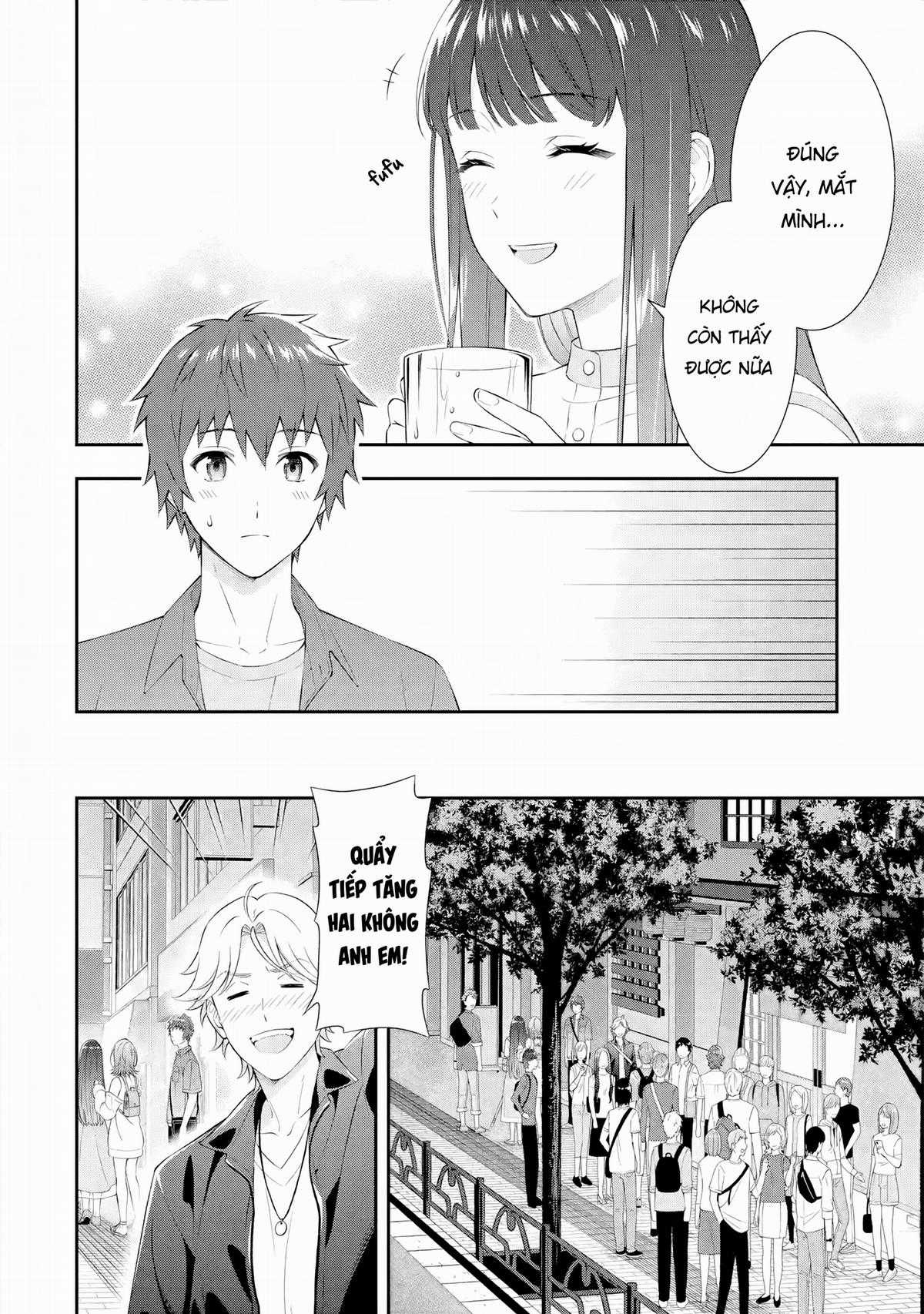 Toumei na Yoru ni Kakeru-kun to, Me ni Mienai Koi wo Shita Chapter 1 trang 12