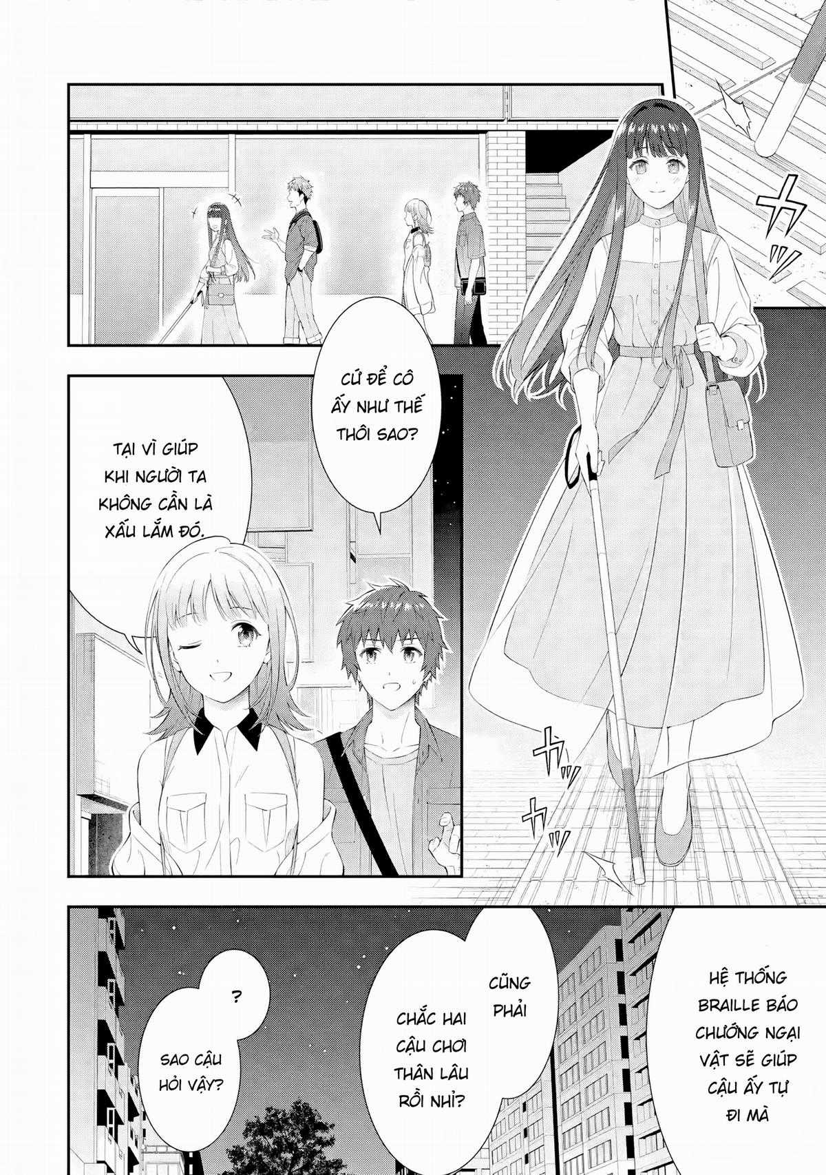 Toumei na Yoru ni Kakeru-kun to, Me ni Mienai Koi wo Shita Chapter 1 trang 14