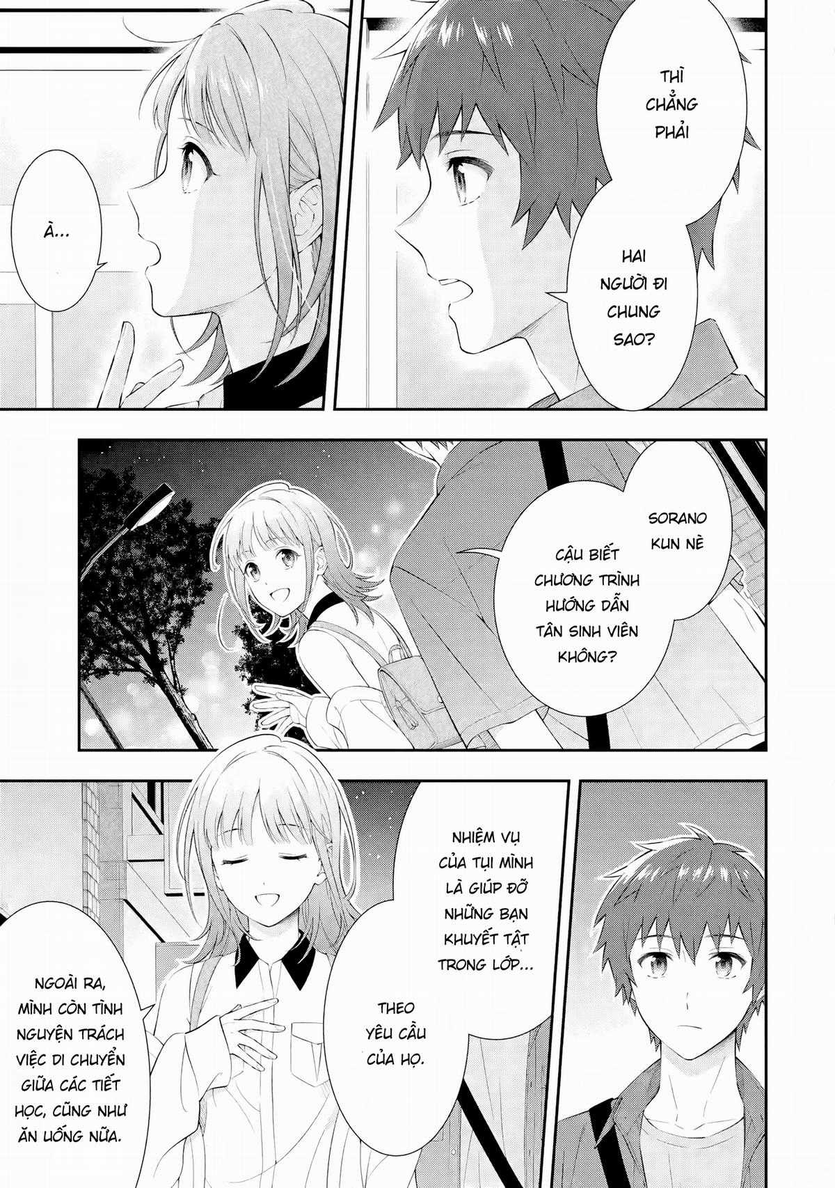 Toumei na Yoru ni Kakeru-kun to, Me ni Mienai Koi wo Shita Chapter 1 trang 15