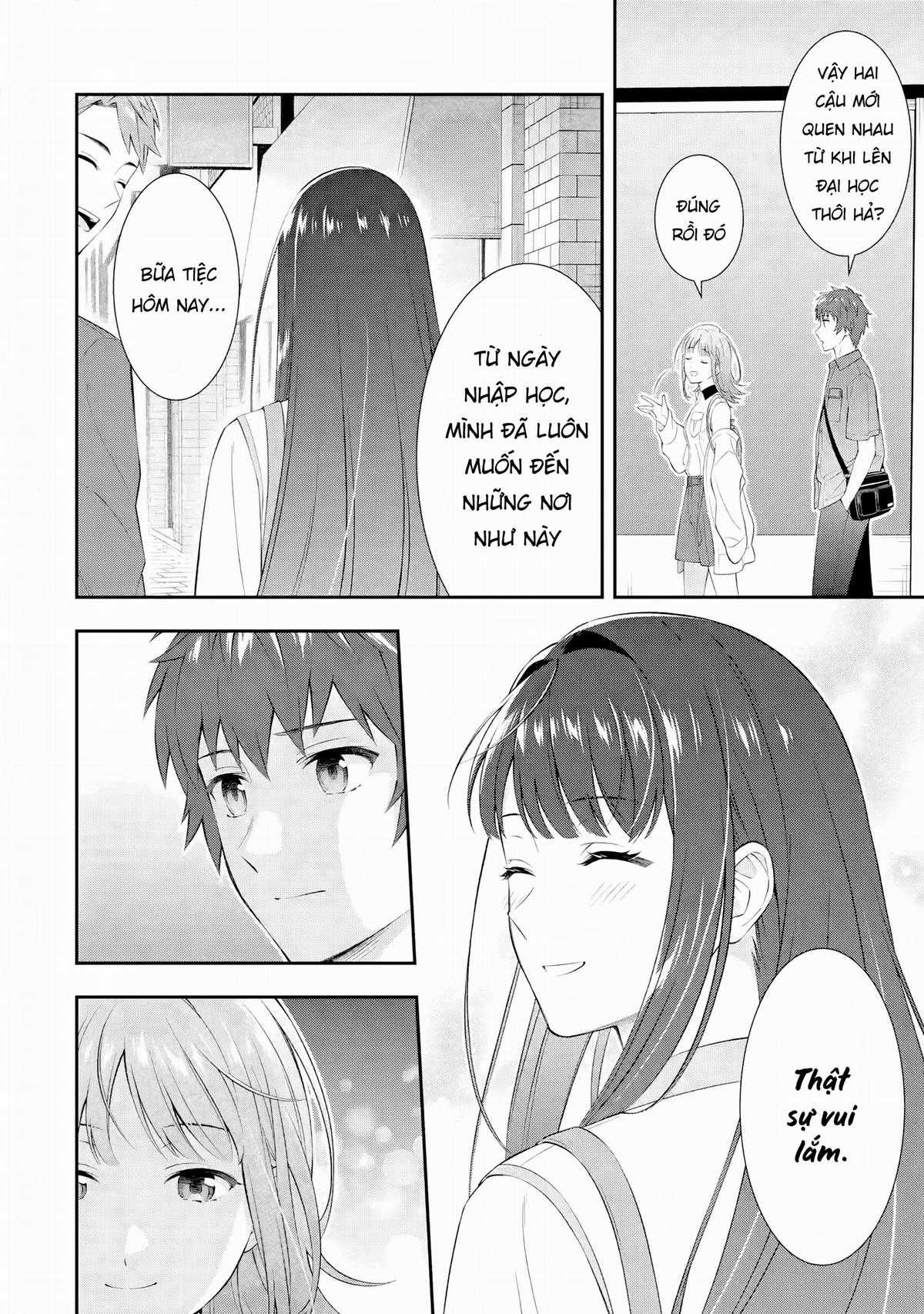 Toumei na Yoru ni Kakeru-kun to, Me ni Mienai Koi wo Shita Chapter 1 trang 16