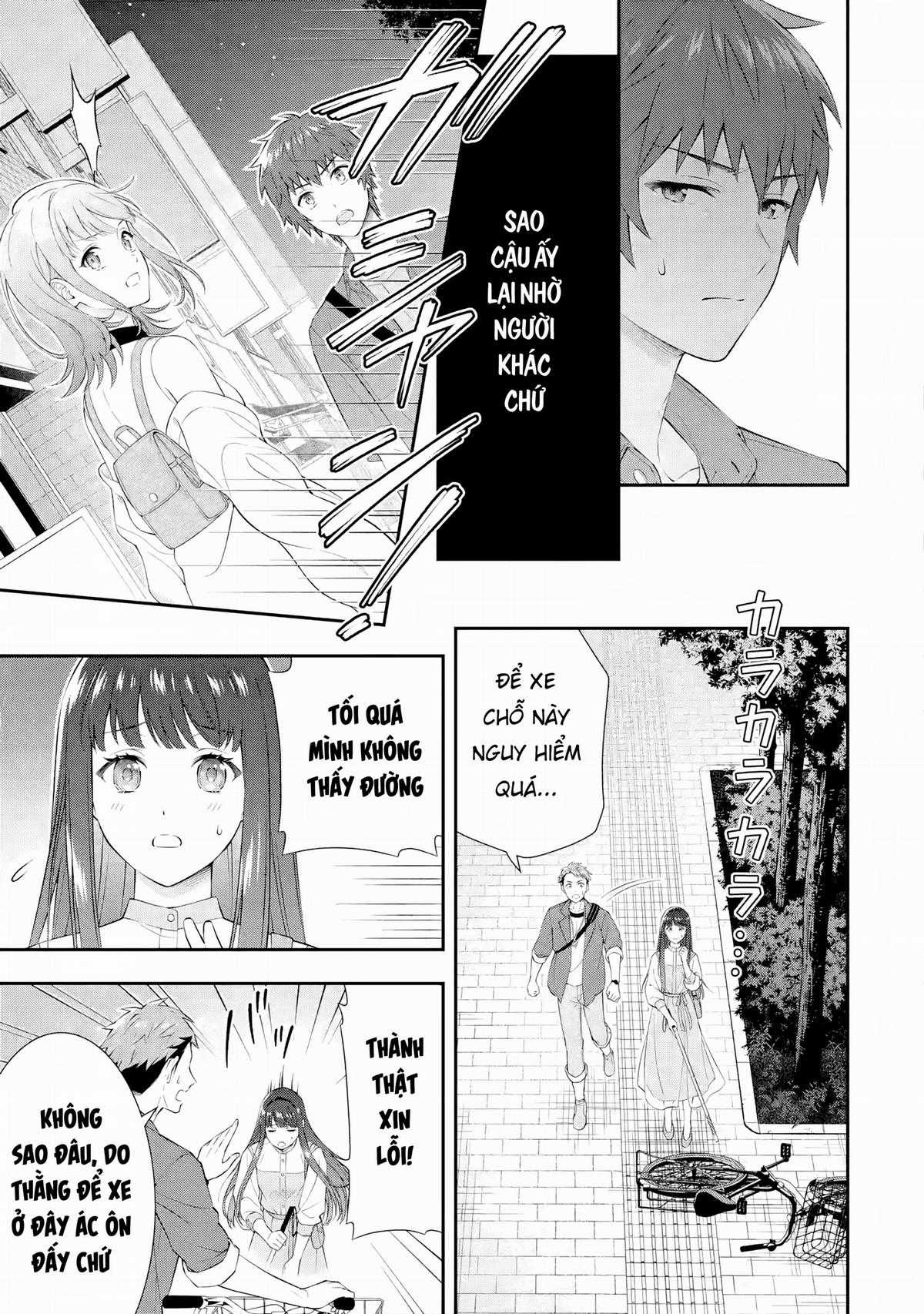 Toumei na Yoru ni Kakeru-kun to, Me ni Mienai Koi wo Shita Chapter 1 trang 19