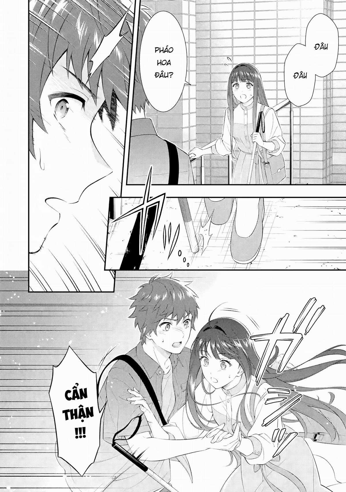 Toumei na Yoru ni Kakeru-kun to, Me ni Mienai Koi wo Shita Chapter 1 trang 28