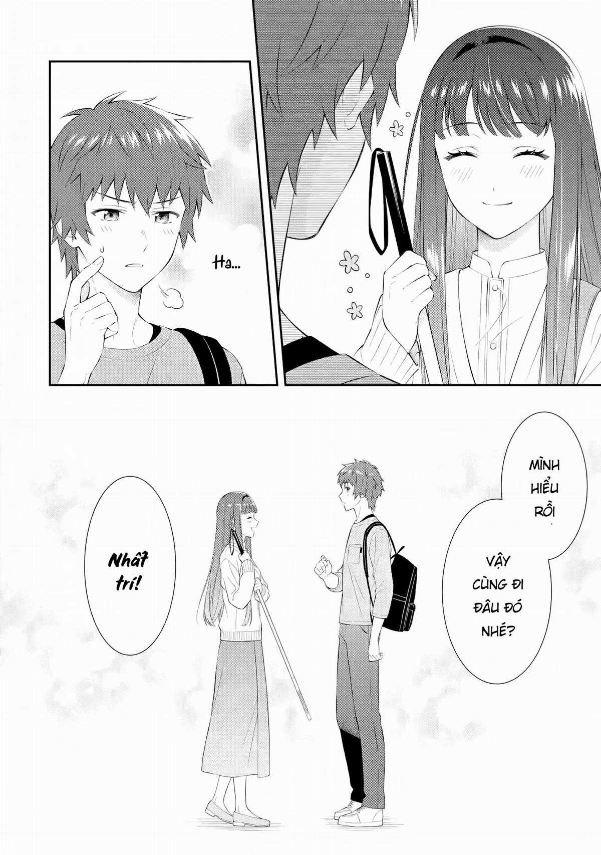 Toumei na Yoru ni Kakeru-kun to, Me ni Mienai Koi wo Shita Chapter 1 trang 52