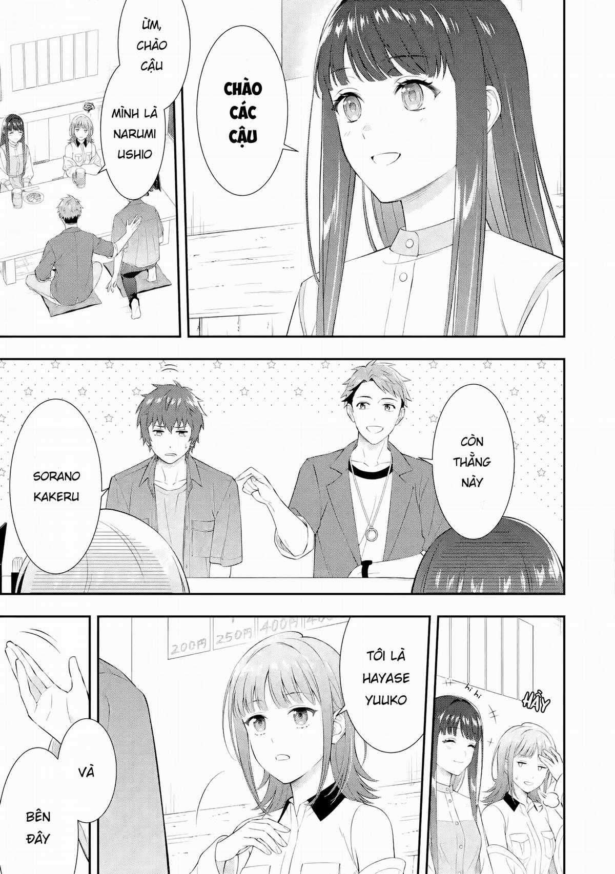 Toumei na Yoru ni Kakeru-kun to, Me ni Mienai Koi wo Shita Chapter 1 trang 9