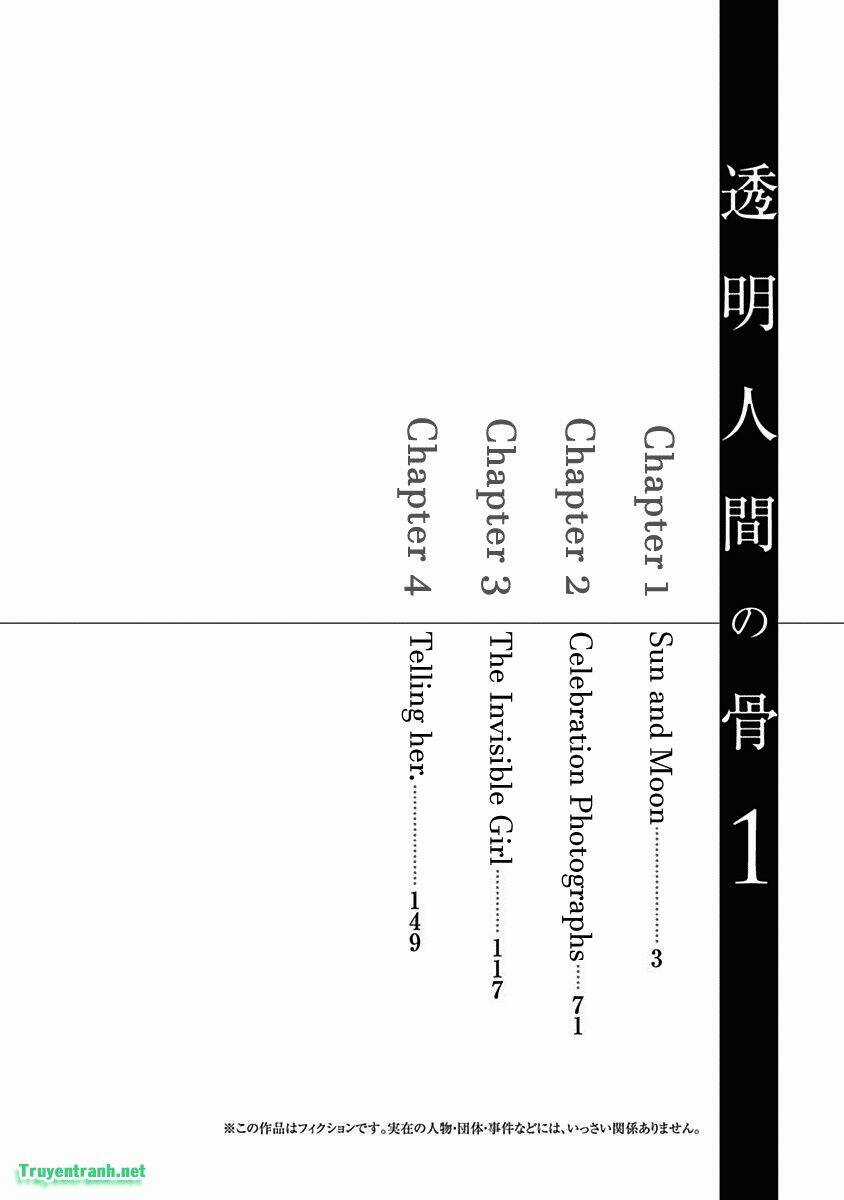 Toumei Ningen No Hone Chapter 1 trang 4