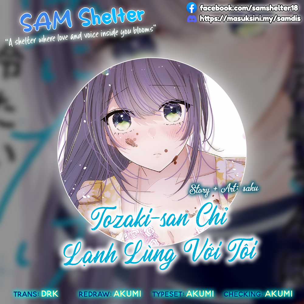Tozaki-san Chỉ Lạnh Lùng Với Tôi Chapter 6 trang 23