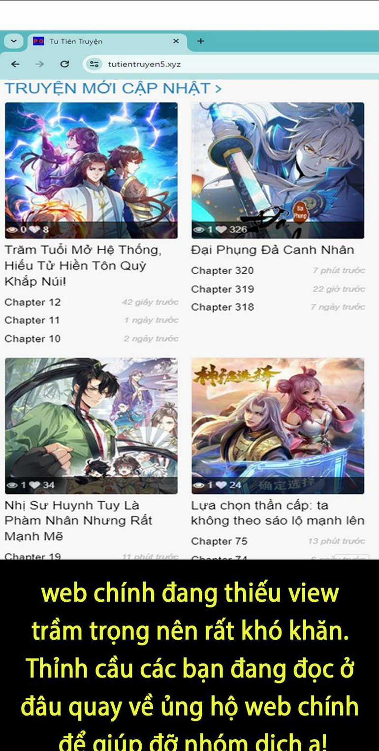 Trăm Tuổi Mở Hệ Thống, Hiếu Tử Hiền Tôn Quỳ Khắp Núi! Chapter 13 trang 0