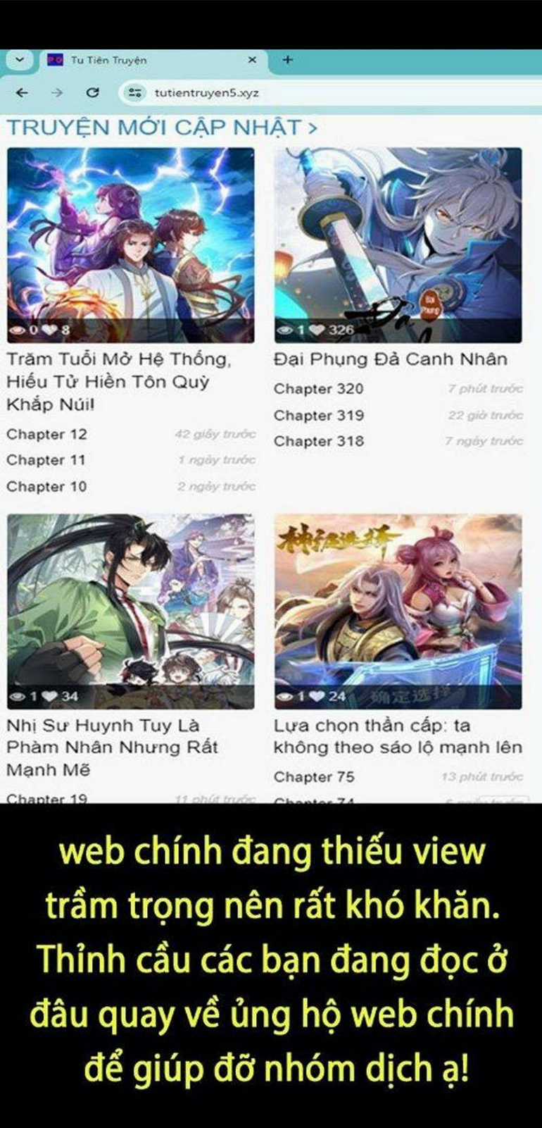 Trăm Tuổi Mở Hệ Thống, Hiếu Tử Hiền Tôn Quỳ Khắp Núi! Chapter 14 trang 0
