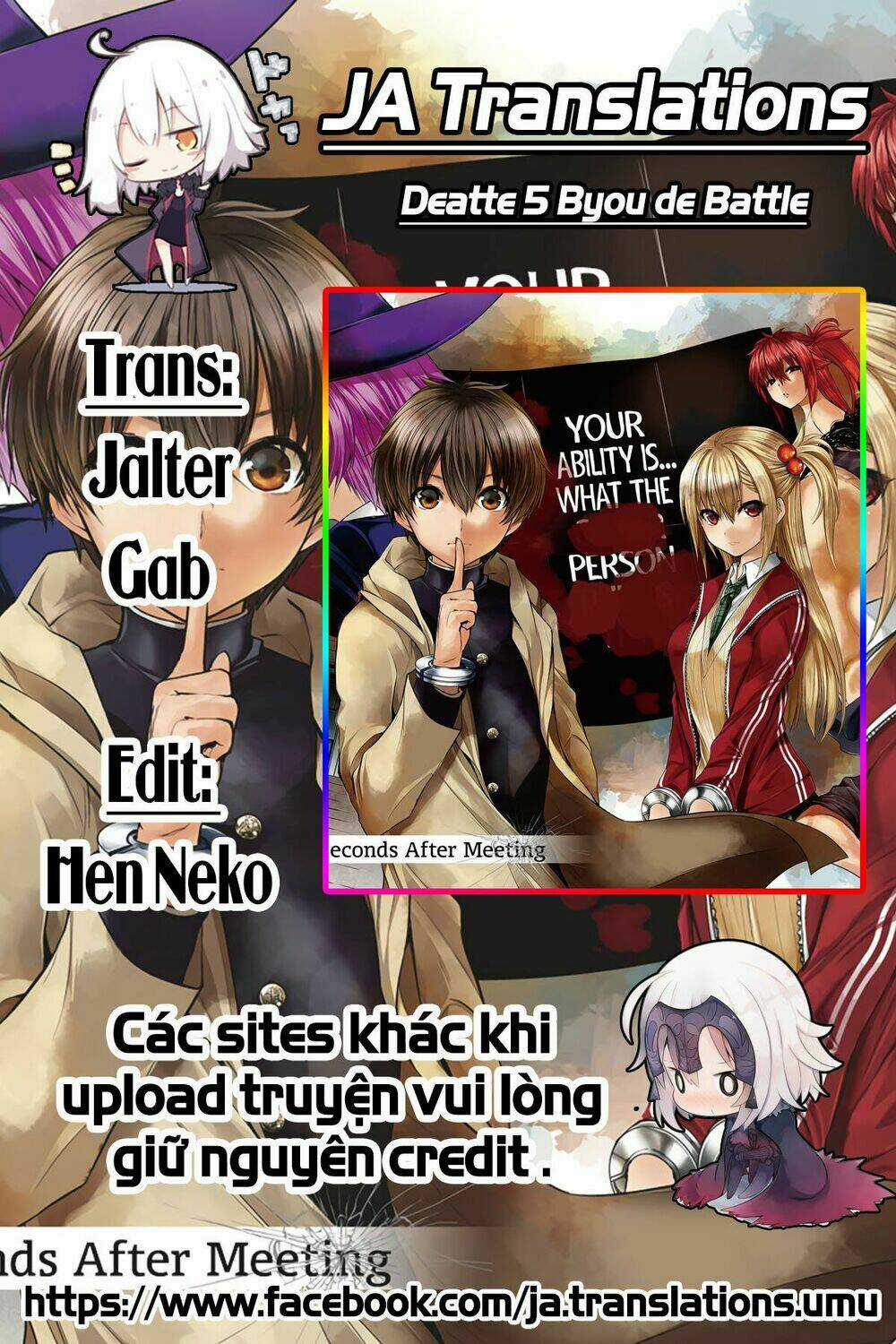 Trận Chiến Bắt Đầu Sau 5 Giây Chapter 34 trang 0