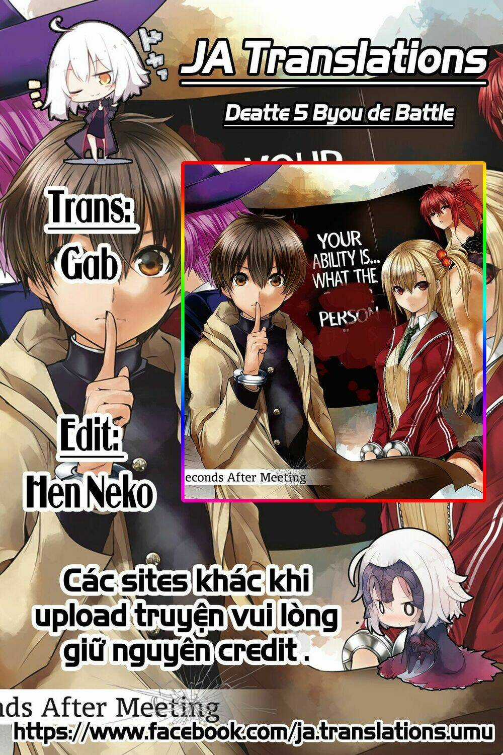 Trận Chiến Bắt Đầu Sau 5 Giây Chapter 37 trang 0