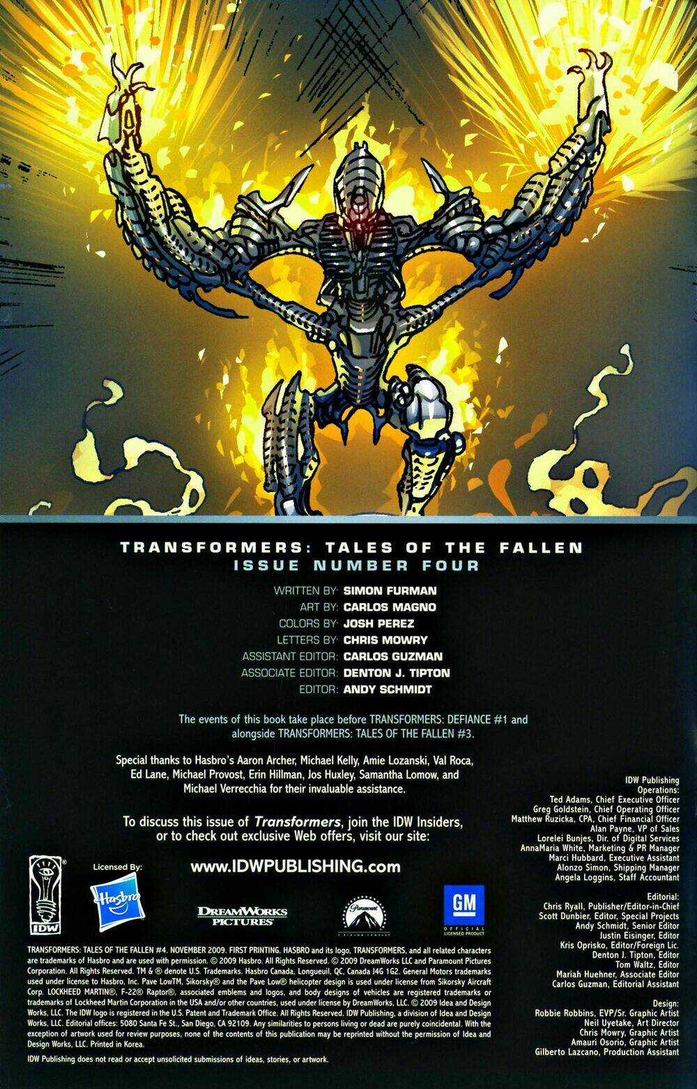Transformer Film Comic Series Chapter 1 trang 3