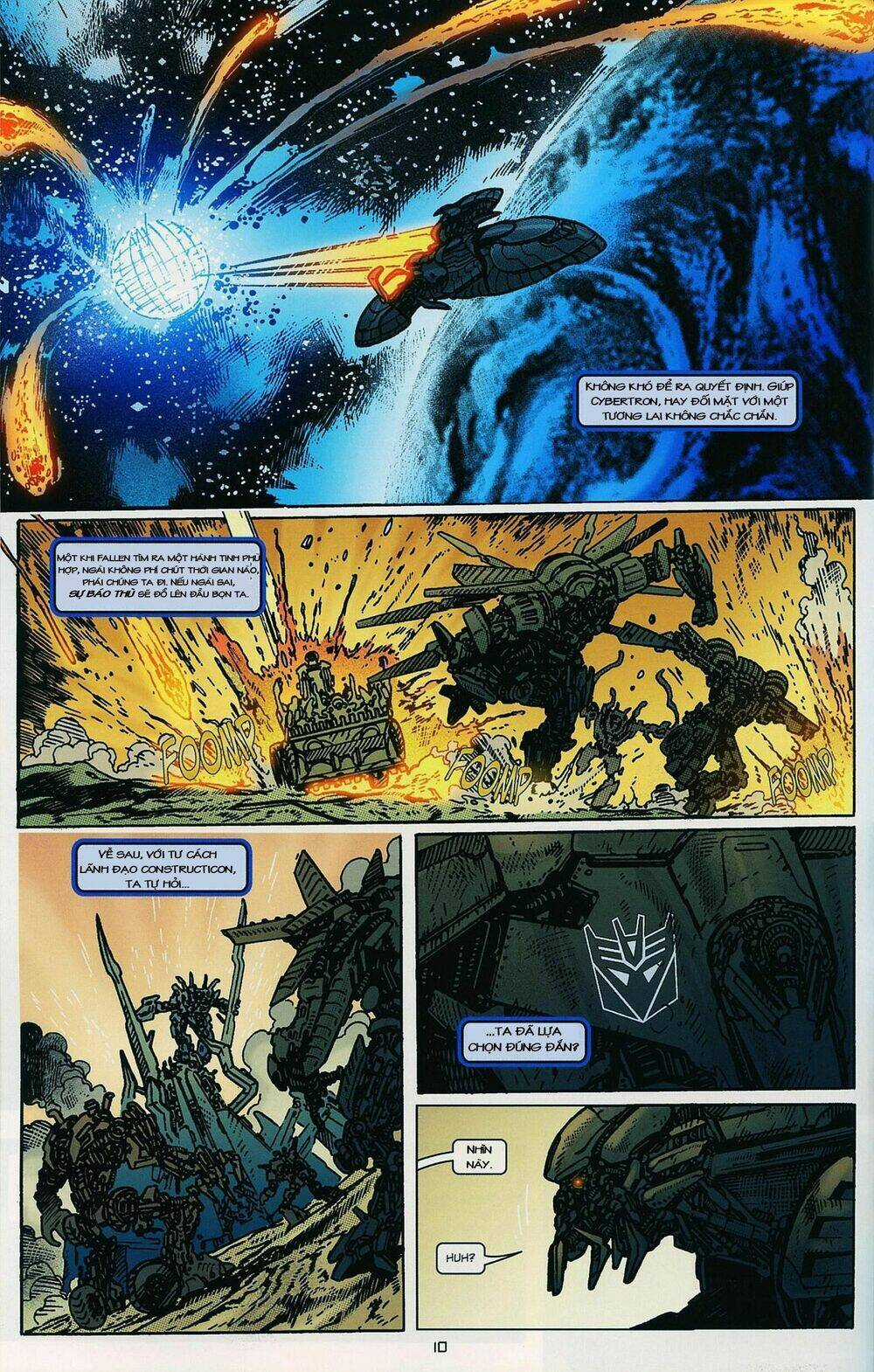 Transformer Film Comic Series Chapter 2 trang 11