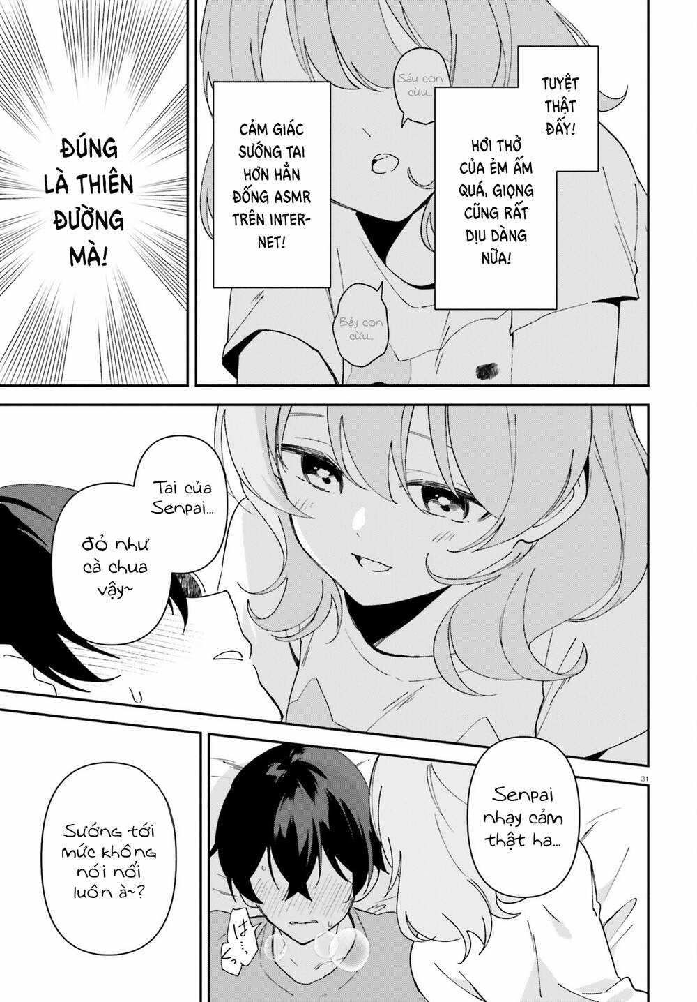 Trị Chứng Mất Ngủ Bằng Asmr Cùng Nhỏ Đàn Em Tinh Nghịch~ Chapter 1 trang 29