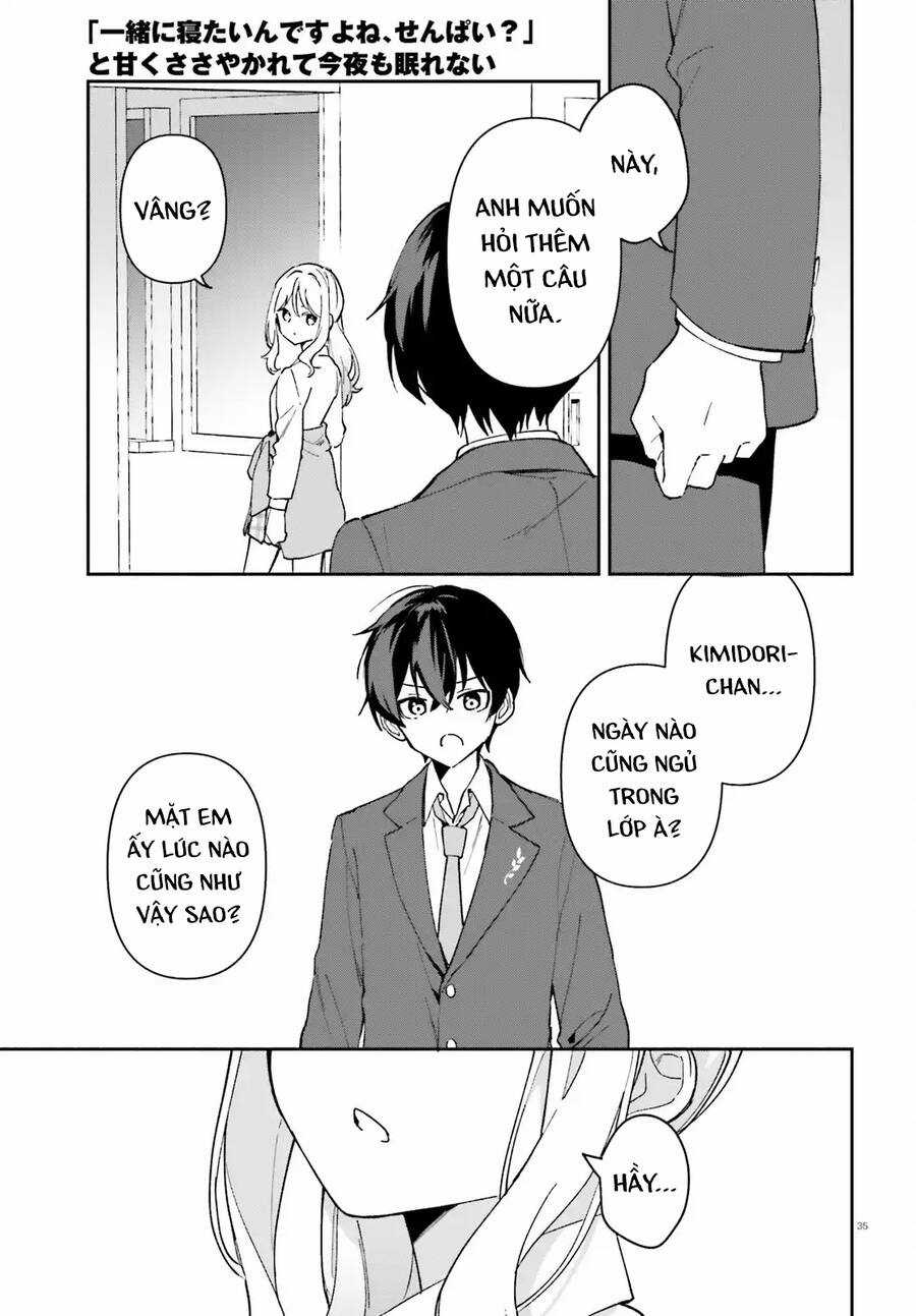 Trị Chứng Mất Ngủ Bằng Asmr Cùng Nhỏ Đàn Em Tinh Nghịch~ Chapter 5 trang 35