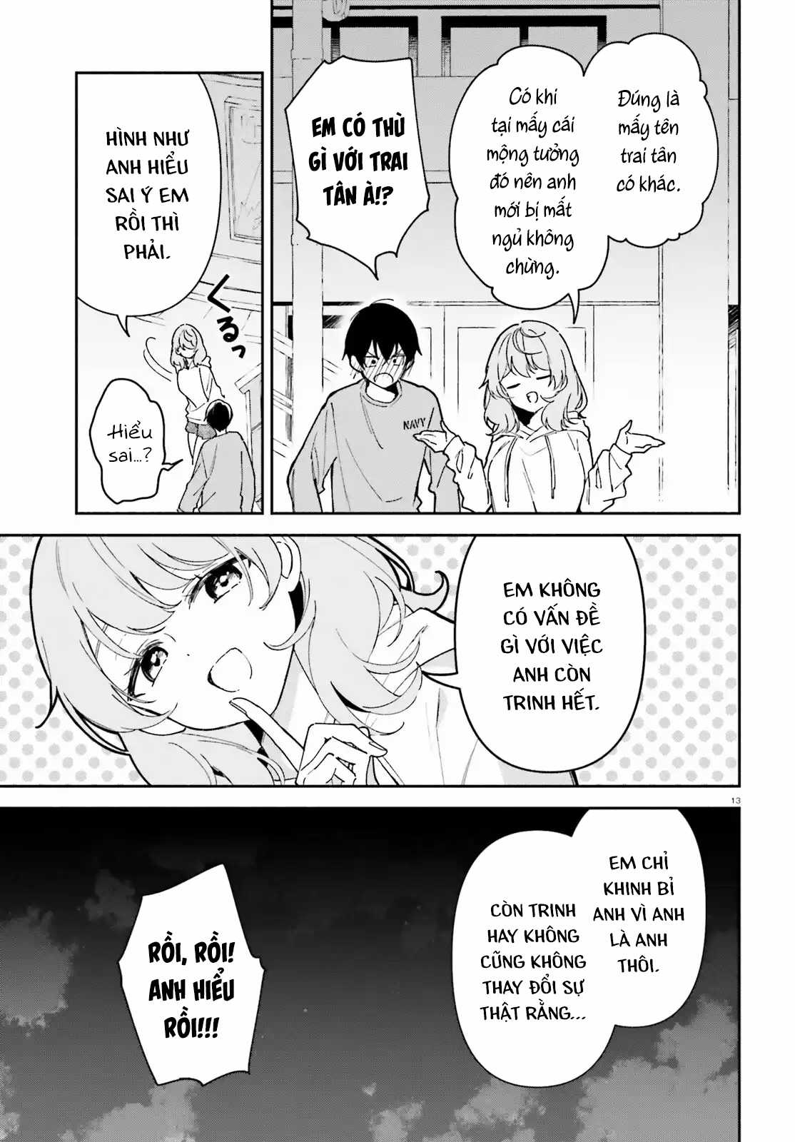 Trị Chứng Mất Ngủ Bằng Asmr Cùng Nhỏ Đàn Em Tinh Nghịch~ Chapter 7 trang 13