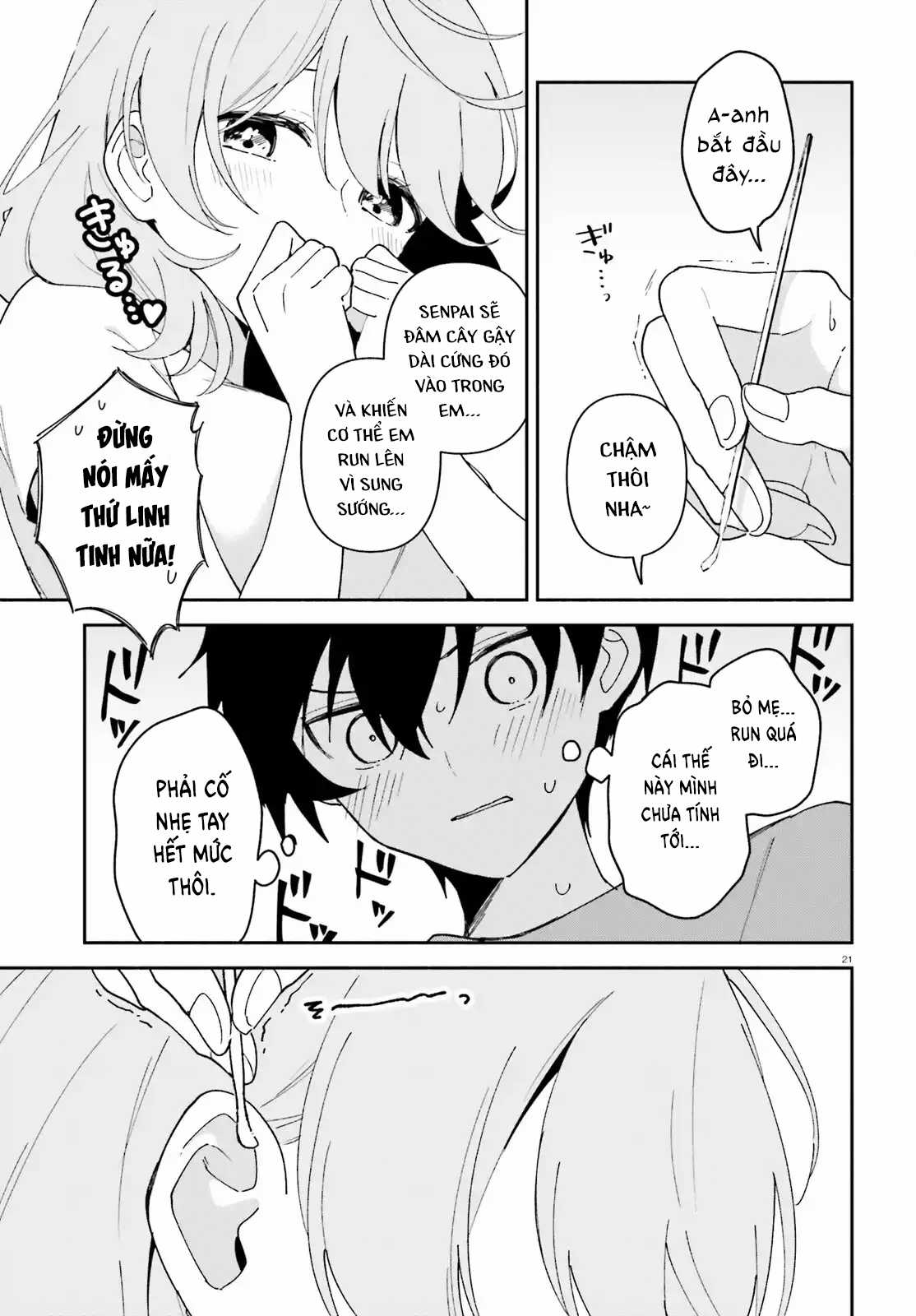 Trị Chứng Mất Ngủ Bằng Asmr Cùng Nhỏ Đàn Em Tinh Nghịch~ Chapter 7 trang 21