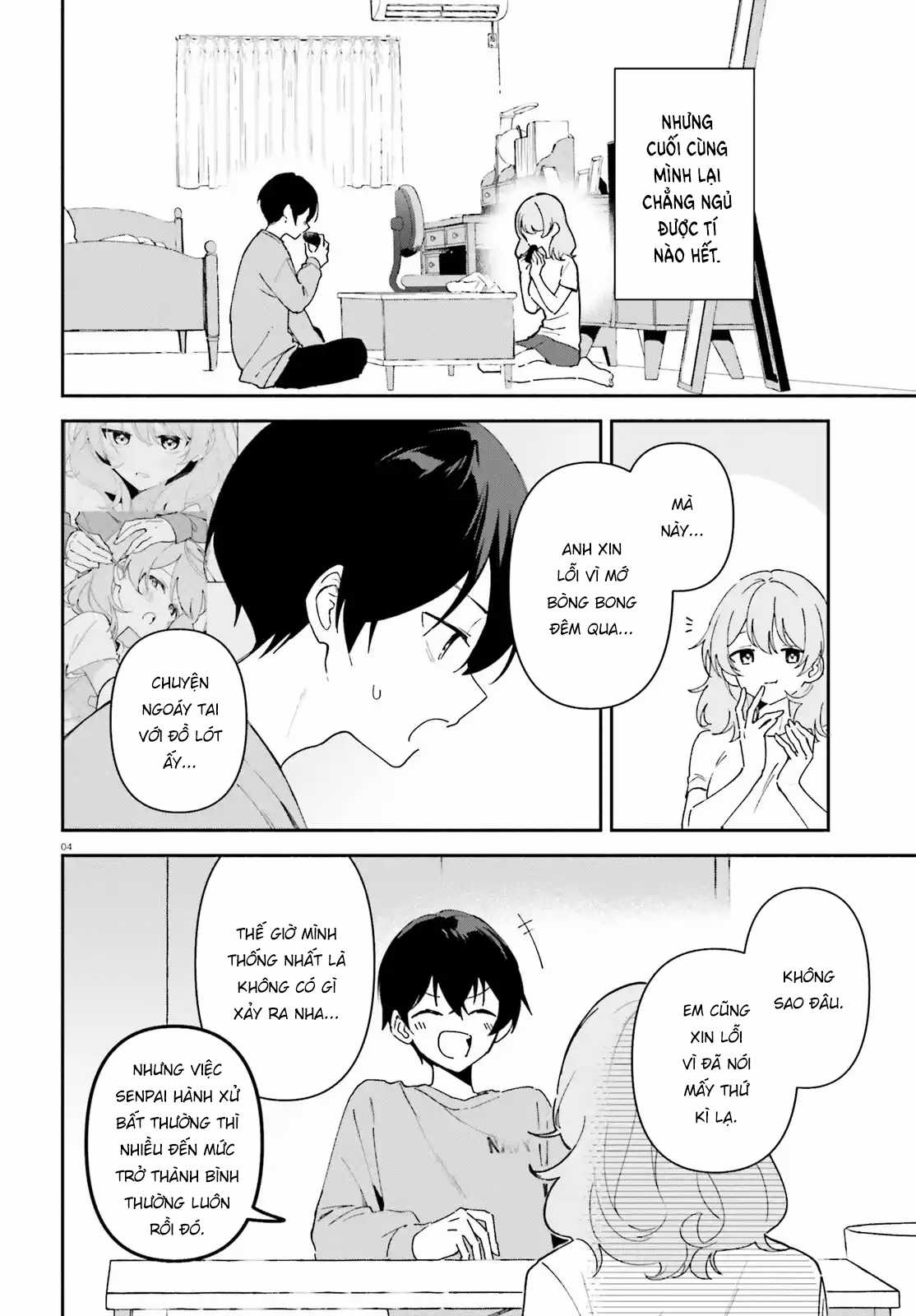 Trị Chứng Mất Ngủ Bằng Asmr Cùng Nhỏ Đàn Em Tinh Nghịch~ Chapter 8 trang 3