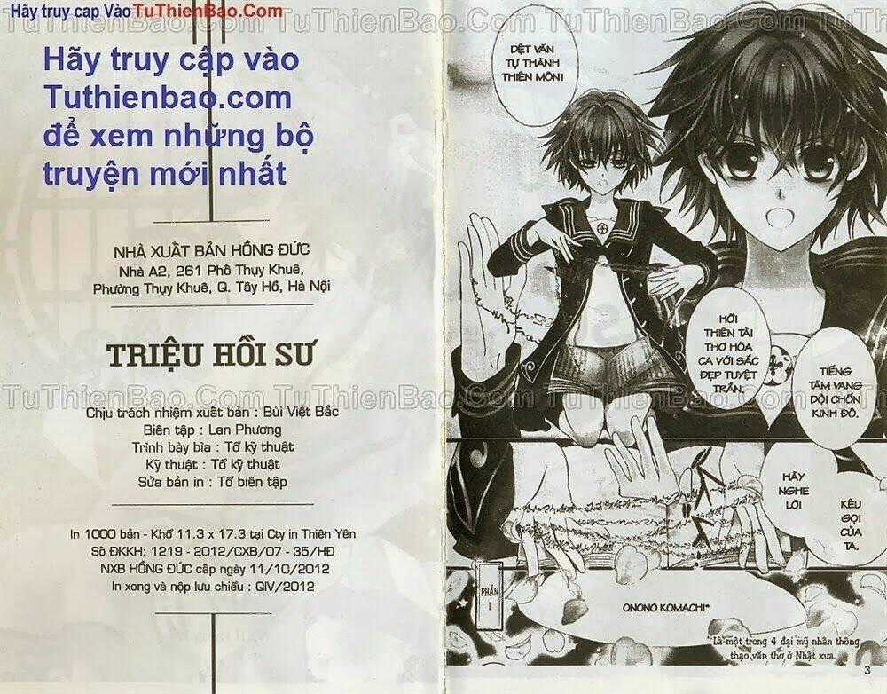 Triệu Hồi Sư Chapter 1 trang 1