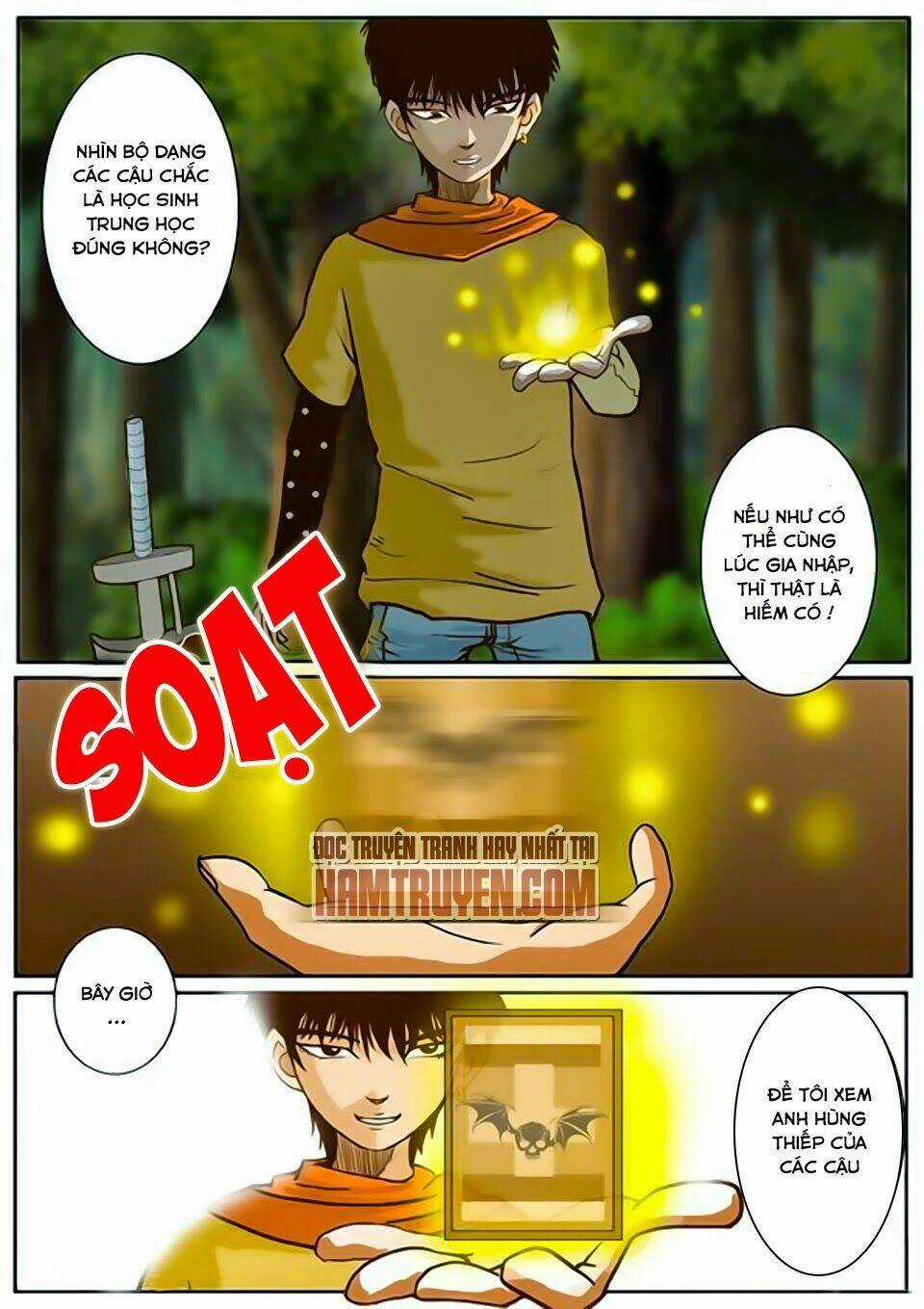 Trò Chơi Siêu Thần Chapter 2.1 trang 2