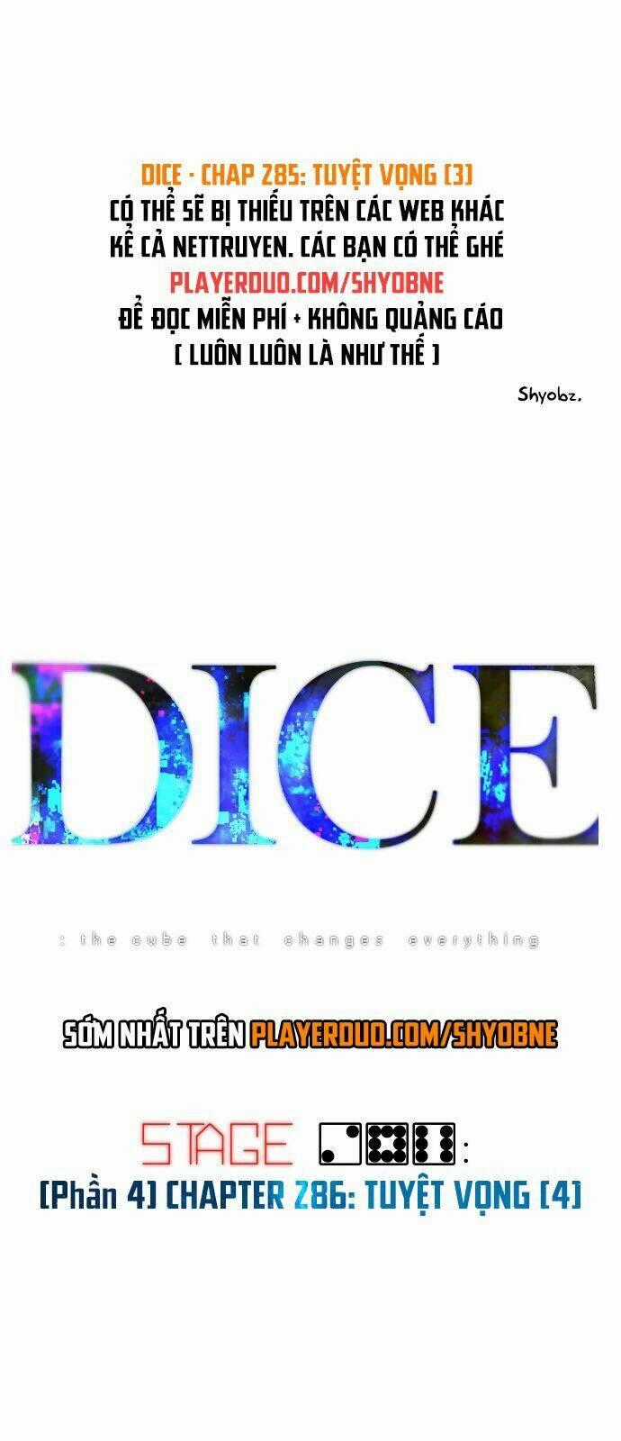 Trò Chơi Số Mệnh Chapter 286 trang 1