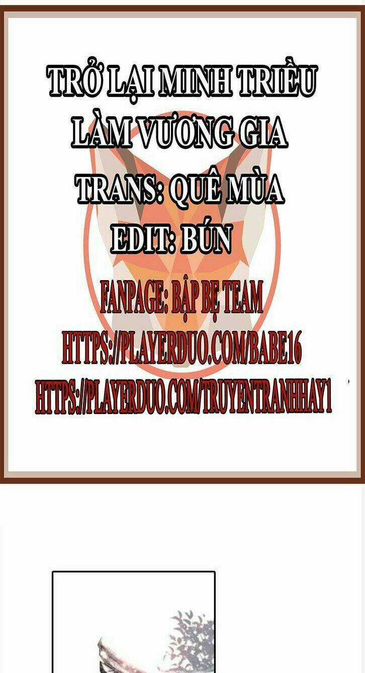 Trở Lại Minh Triều Làm Vương Gia Chapter 11 trang 2