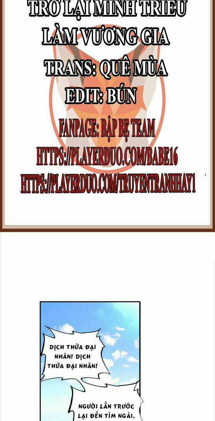 Trở Lại Minh Triều Làm Vương Gia Chapter 19 trang 2