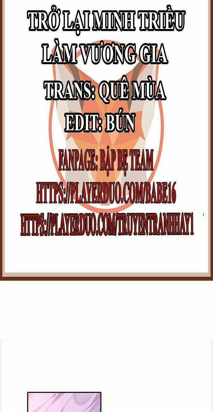 Trở Lại Minh Triều Làm Vương Gia Chapter 21 trang 2