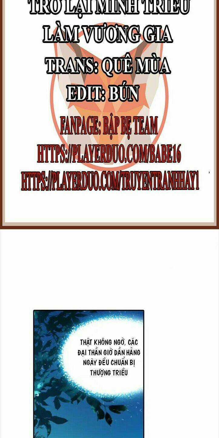 Trở Lại Minh Triều Làm Vương Gia Chapter 24 trang 2