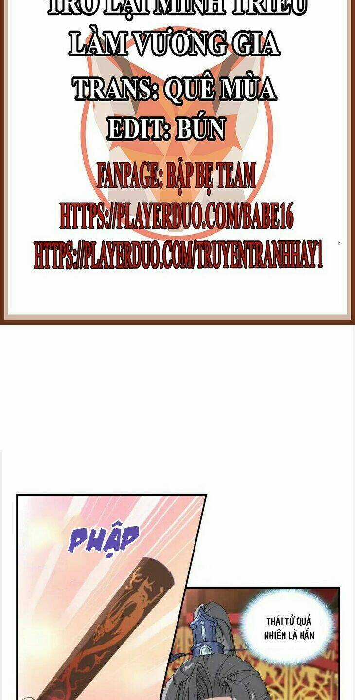 Trở Lại Minh Triều Làm Vương Gia Chapter 25 trang 2