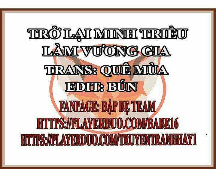 Trở Lại Minh Triều Làm Vương Gia Chapter 31 trang 3