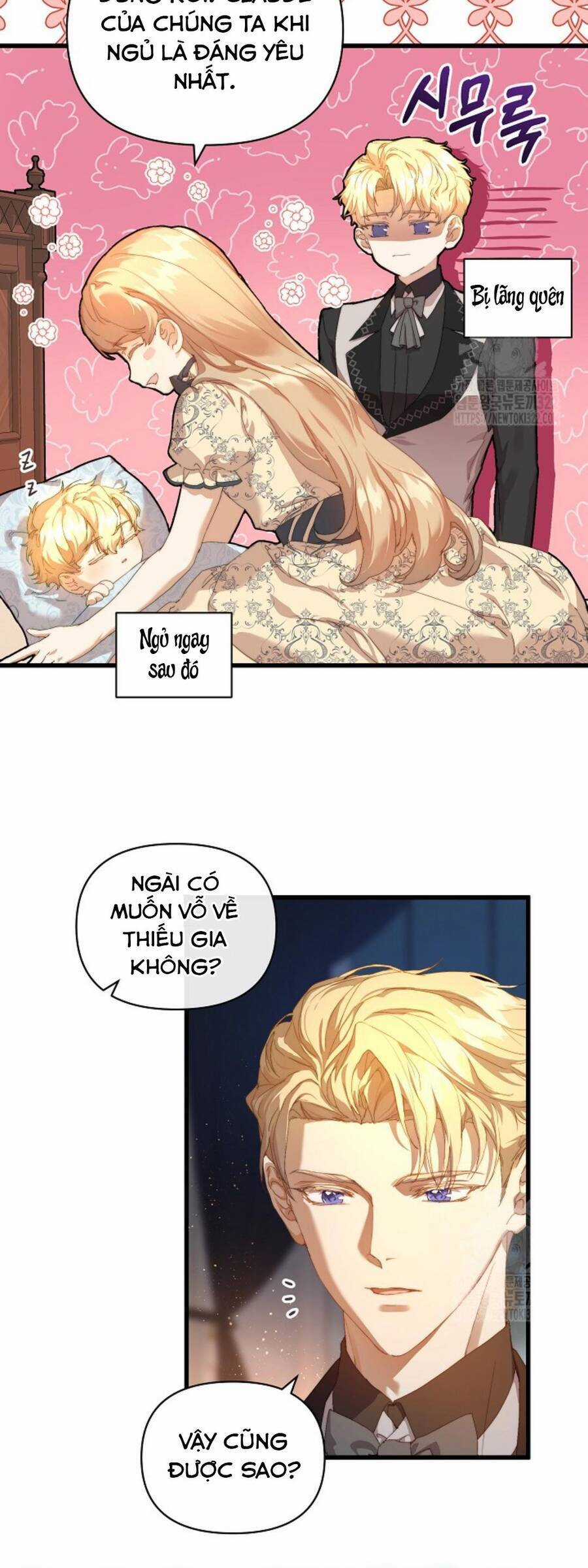 Trở Thành Bảo Mẫu Mắc Bệnh Nan Y Của Nam Chính Hắc Ám Chapter 16 trang 25