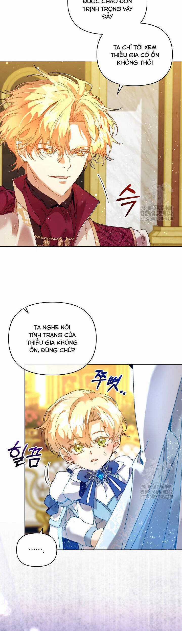 Trở Thành Bảo Mẫu Mắc Bệnh Nan Y Của Nam Chính Hắc Ám Chapter 45 trang 35