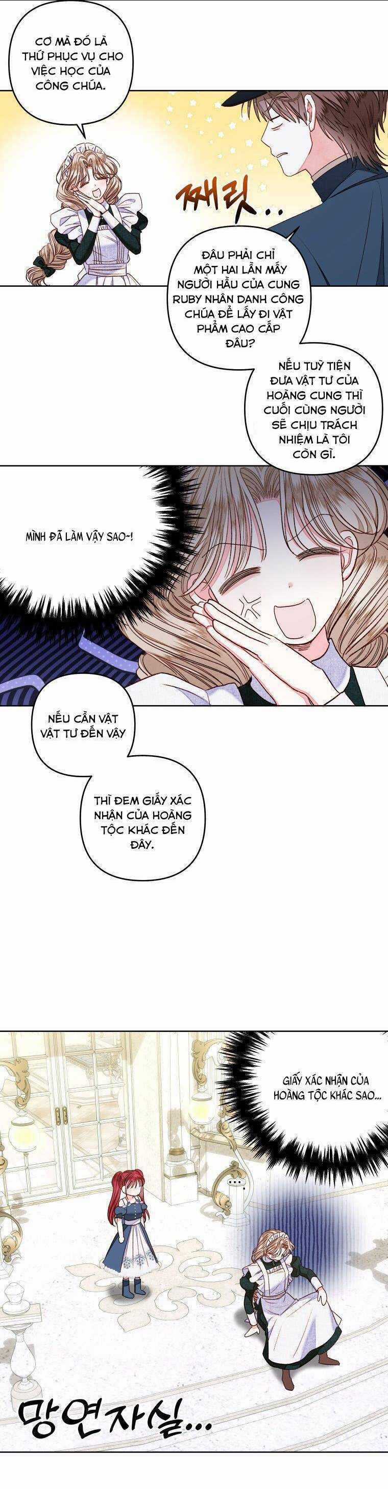 Trở Thành Hầu Nữ Còn Quan Trọng Hơn Là Làm Công Chúa Chapter 14 trang 21