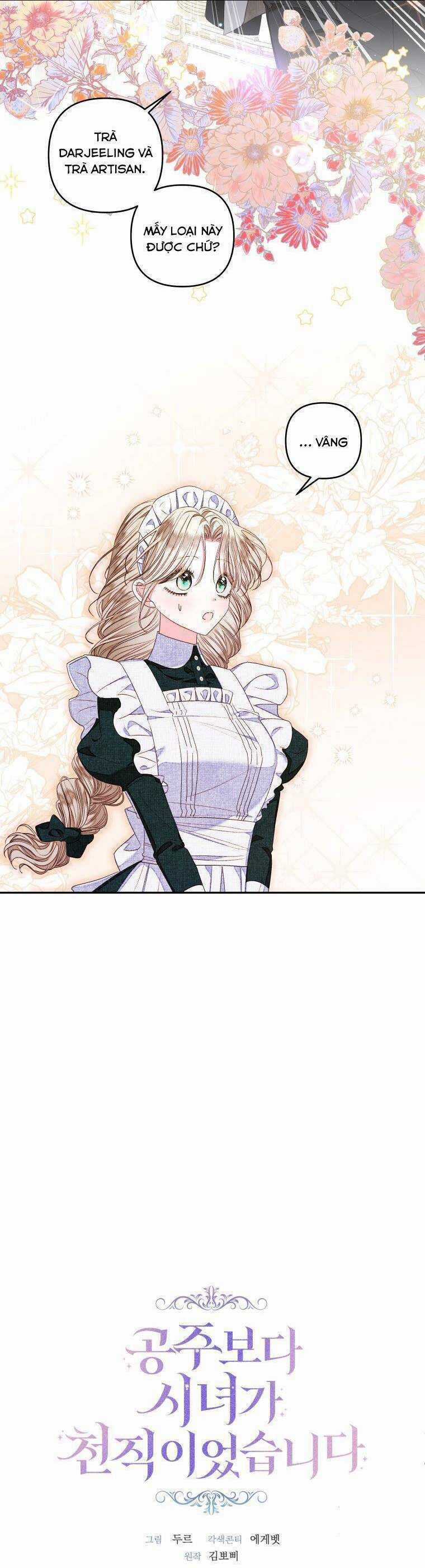 Trở Thành Hầu Nữ Còn Quan Trọng Hơn Là Làm Công Chúa Chapter 15 trang 3