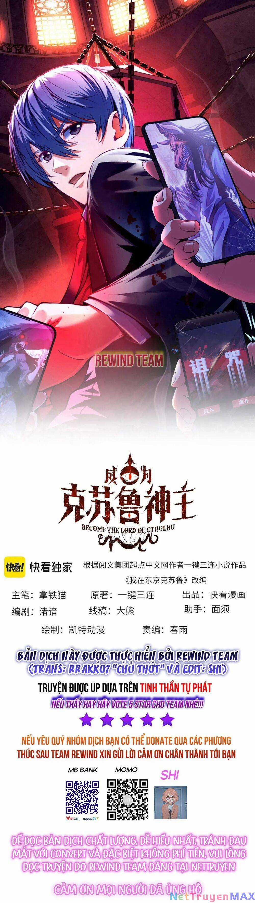 Trở Thành Thần Chủ Cthulhu Chapter 148.5 trang 0
