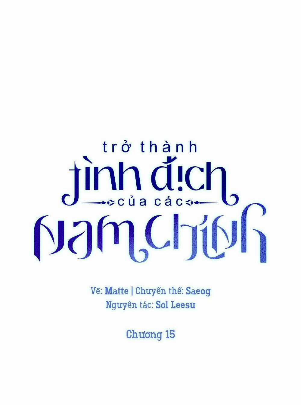 Trở Thành Tình Địch Của Các Nam Chính Chapter 15 trang 8
