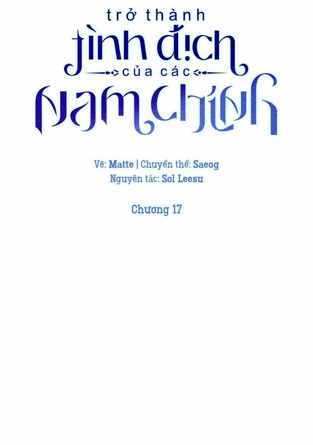 Trở Thành Tình Địch Của Các Nam Chính Chapter 17 trang 33