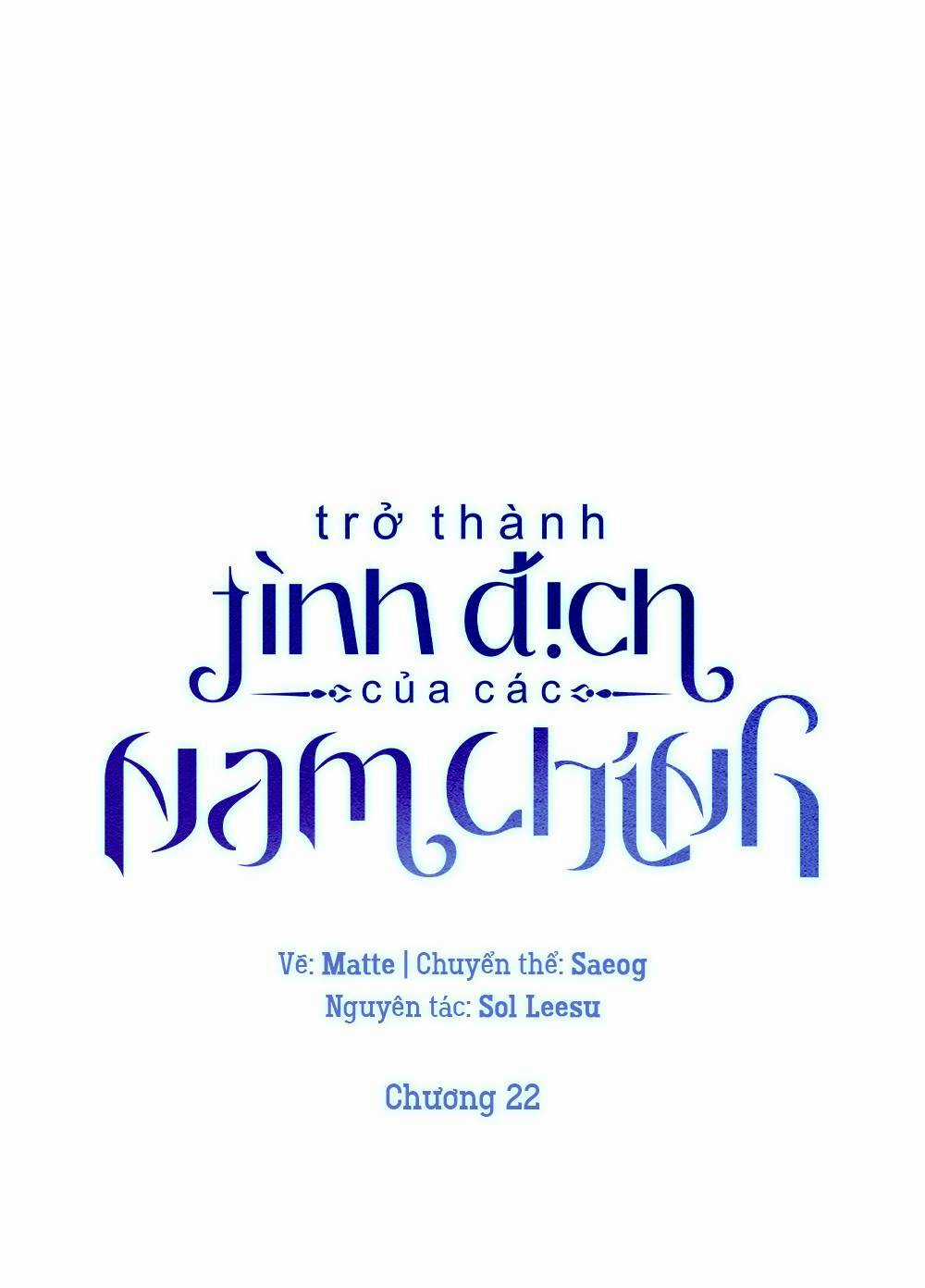 Trở Thành Tình Địch Của Các Nam Chính Chapter 22 trang 30